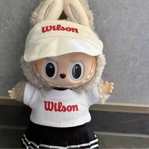 Labubu tennis outfit with racket and ball - doll NOT INCLUDED